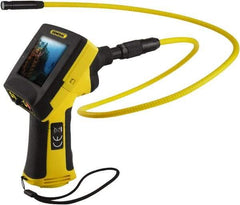 General - 0.31" Wide Camera Head, 39" Long Probe, Video Borescope Camera - 0.31" Probe Diam, 4" Display - USA Tool & Supply