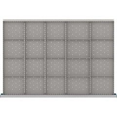 LISTA - 20-Compartment Drawer Divider Layout for 3.15" High Drawers - USA Tool & Supply