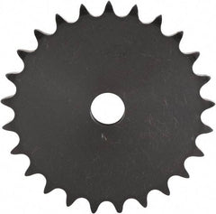 U.S. Tsubaki - 34 Teeth, 1/2" Chain Pitch, Chain Size 40, "A" Plate Roller Chain Sprocket - 19/32" Bore Diam, 5.419" Pitch Diam, 5.7" Outside Diam - USA Tool & Supply