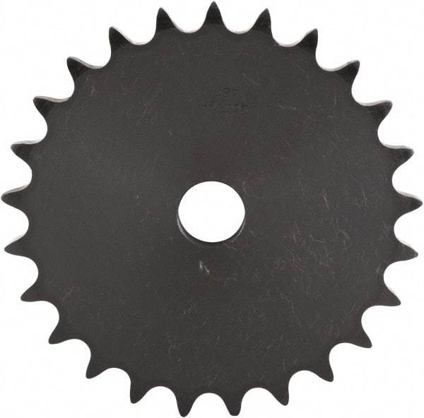 U.S. Tsubaki - 28 Teeth, 5/8" Chain Pitch, Chain Size 50, "A" Plate Roller Chain Sprocket - 23/32" Bore Diam, 5.582" Pitch Diam, 5.92" Outside Diam - USA Tool & Supply