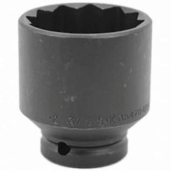 SK - Impact Socket - 3/4"DR 12PT 2-3/16" THIN WALL IMPACT SOCKET - USA Tool & Supply