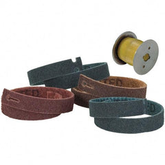 WALTER Surface Technologies - Pneumatic Wheel Abrasive Belt Kit - 25" Long x 1-3/16" Wide, 5/8" Wheel Arbor Hole, For Use with Line-Mate III Drum Sander - USA Tool & Supply