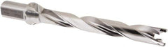 Iscar - 1-1/16 to 1.098" Diam, 8xD, 8.69" Max Drill Depth, 1-1/4" Shank Diam, 12.54" OAL, Replaceable Tip Drill - FCP, HCP-IQ, ICK, ICM, ICP Insert, 27 Seat Size, DCN Toolholder, Series SumoCham - USA Tool & Supply