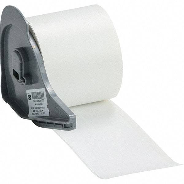 Brady - 2" Wide, White Vinyl Labels - For BMP71 Label Printer - USA Tool & Supply