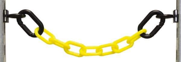 PRO-SAFE - 10' Long Polyethylene Carabiner Loading Dock Kit - Yellow, Black - USA Tool & Supply