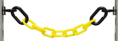 PRO-SAFE - 10' Long Polyethylene Carabiner Loading Dock Kit - Yellow, Black - USA Tool & Supply