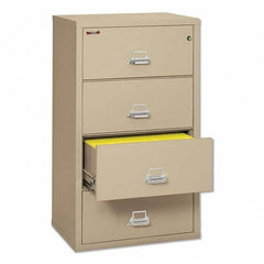 FireKing - File Cabinets & Accessories Type: Lateral Files Number of Drawers: 4 - USA Tool & Supply