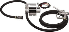 PRO-LUBE - 12 GPM, 3/4" Hose Diam, Kerosene & Diesel Pump - Aluminum Die Cast Pump, 3/4" Inlet, 3/4" Outlet, 12 VDC, 13' Hose Length, 1/4 hp - USA Tool & Supply