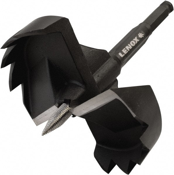 Lenox - 4-5/8", 1/2" Hex Shank, Oxide Finish, Bi-Metal Self Feed Drill Bit - USA Tool & Supply