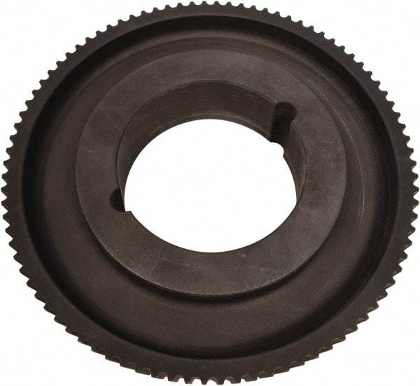 Continental ContiTech - 112 Tooth, 457" Inside x 496.31" Outside Diam, Synchronous Belt Drive Sprocket Timing Belt Pulley - 4.921" Belt Width, 14" Pitch Diam, Cast Iron, 5050TL Bushing - USA Tool & Supply