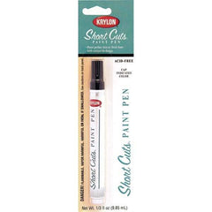 Krylon - 0.33 oz Black Gloss Finish Paint Pen - Pen, Direct to Metal, 565 gL VOC Compliance - USA Tool & Supply