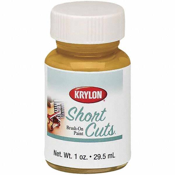 Krylon - 1 oz Gold Leaf Metallic Finish Paint - Brush-On, Direct to Metal, 763 gL VOC Compliance - USA Tool & Supply
