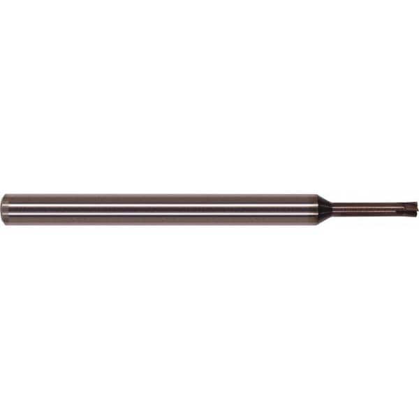 Millstar - 3mm Diam 0.36mm Program Radius Solid Carbide Single End 4 Flute High-Feed End Mill - USA Tool & Supply