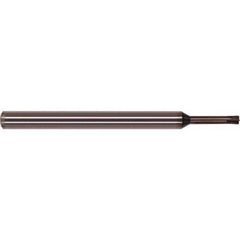 Millstar - 3mm Diam 0.36mm Program Radius Solid Carbide Single End 4 Flute High-Feed End Mill - USA Tool & Supply