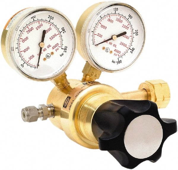 Lincoln Electric - Welding Regulators Gas Type: Argon, Helium, Nitrogen, C-25 CGA Inlet Connection: 590 - USA Tool & Supply