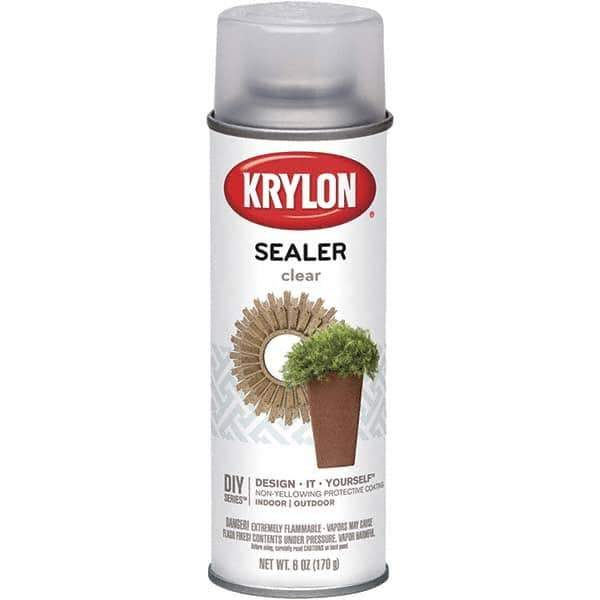 Krylon - Clear, Gloss, Protective Coating Spray Paint - 6 oz Container - USA Tool & Supply