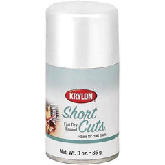 Krylon - White, Gloss, Enamel Spray Paint - 3 oz Container - USA Tool & Supply