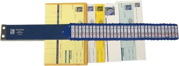 C-LINE - 8-1/2 x 11", Letter Size, Blue, Indexed Sorters - USA Tool & Supply