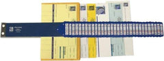 C-LINE - 8-1/2 x 11", Letter Size, Blue, Indexed Sorters - USA Tool & Supply