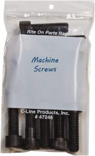 C-LINE - 4 x 10-7/8", 2 mil Self-Seal Reclosable Bags - Clear - USA Tool & Supply