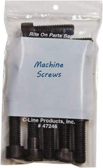 C-LINE - 4 x 10-7/8", 2 mil Self-Seal Reclosable Bags - Clear - USA Tool & Supply