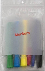 C-LINE - 5 x 11-3/8", 2 mil Self-Seal Reclosable Bags - Clear - USA Tool & Supply