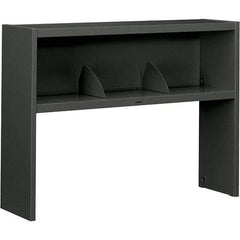 Hon - 48" Long x 34-3/4" High x 13-1/2" Deep, Kneespace Credenza - Charcoal (Color), High-Pressure Laminate/Steel - USA Tool & Supply