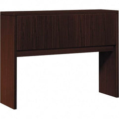 Hon - 48" Long x 37.13" High x 14.63" Deep, Kneespace Credenza - Mahogany (Color), Woodgrain Laminate - USA Tool & Supply