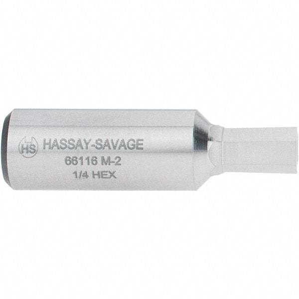 Hassay-Savage - 1/4" Hexagon Rotary Broach - 3/8" Depth of Cut, 1/2" Shank - USA Tool & Supply