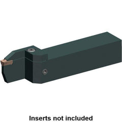 Kennametal - Left Hand Cut, 32mm Max Workpc Diam, EG0200M02P02 Insert, Indexable Cutoff Toolholder - 16mm Max Depth of Cut, 20mm Shank Width, 20mm Shank Height, 125mm OAL - USA Tool & Supply