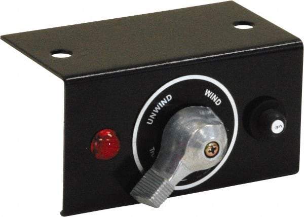 Buyers Products - 3 Position, 50 Amp, Automotive Rotary Switch - On-Off-On Sequence, 1 Switch, Black - USA Tool & Supply