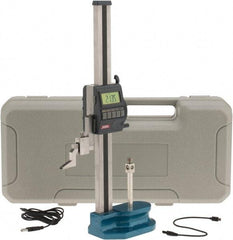 SPI - 12" Electronic Height Gage - 0.0005" Resolution, Accurate to 0.001", LCD Display, USB Data Output - USA Tool & Supply
