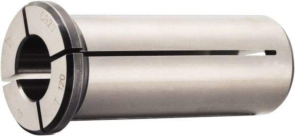 Sandvik Coromant - 1/4" ID x 20mm OD, 63/64" Head Diam, Slotted Hydraulic Chuck Sleeve - Steel, 2.0472" Length Under Head, Through Coolant - Exact Industrial Supply