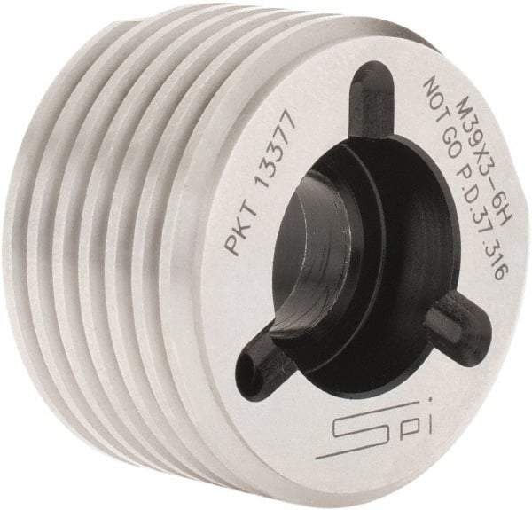 SPI - M39x3, Class 6H, Double End Plug Thread Go/No Go Gage - Handle Included - USA Tool & Supply