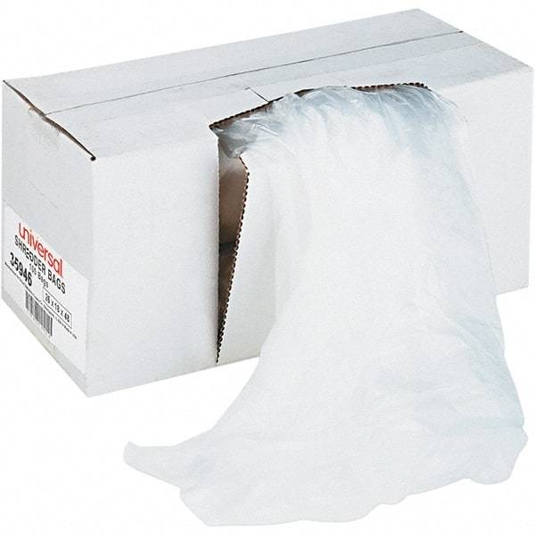 UNIVERSAL - Clear Shredder Waste Bag - Use with Shredder - USA Tool & Supply