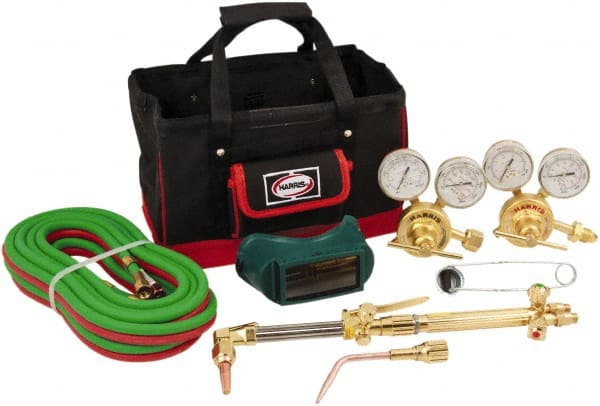 Lincoln Electric - Oxygen/Acetylene Torch Kits Type: American Classic - Cutting, Welding & Heating Outfit Maximum Cutting: 1 (Inch) - USA Tool & Supply