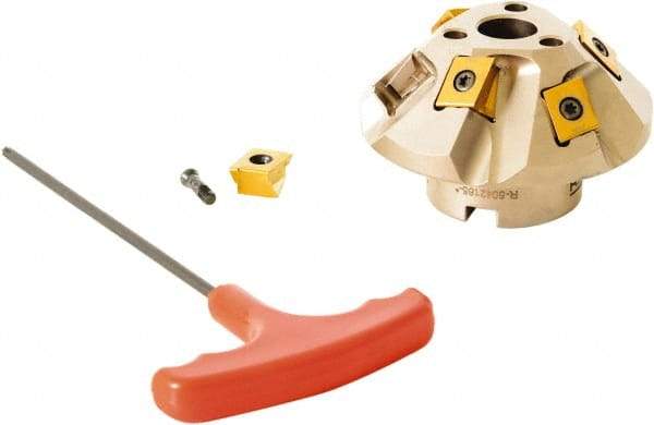 Ridgid - 4-1/2" Bevel Router Head - Contains Cutter Head, 6 Inserts, Anti-Seize Grease, 8 Screws, Use with Ridgid B-500 Pipe Beveller - USA Tool & Supply