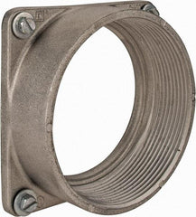 Square D - 4 Inch Conduit, Safety Switch Plate Hub - For Use with Load Centers, R Devices - USA Tool & Supply