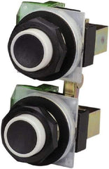 Schneider Electric - 30mm Mount Hole, Extended Straight, Pushbutton Switch - Maintained (MA) - USA Tool & Supply
