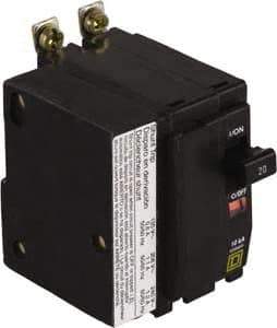 Square D - 40 Amp, 240 VAC, 2 Pole, Bolt On Miniature Circuit Breaker - 8-2 AWG - USA Tool & Supply