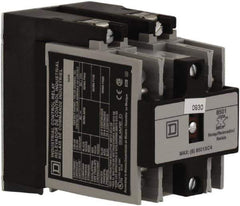 Square D - Electromechanical Screw Clamp General Purpose Relay - 20 Amp at 600 VAC, 2NO, 110 VAC at 50 Hz & 120 VAC at 60 Hz - USA Tool & Supply