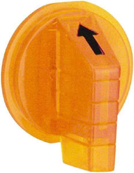Schneider Electric - 30mm, Amber, Selector Switch Standard Knob - For Use with 9001K Selector Switches and Harmony 9001K/SK/KX Pushbuttons - USA Tool & Supply