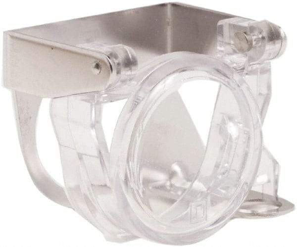 Schneider Electric - Pushbutton Switch Padlock Attachment - Round Button, Illuminated - USA Tool & Supply