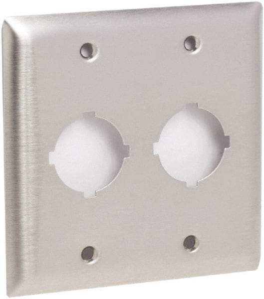 Schneider Electric - Pushbutton Switch Flush Plate - USA Tool & Supply