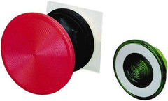 Schneider Electric - 30mm Mount Hole, Extended Straight, Pushbutton Switch Only - Red Pushbutton, Momentary (MO) - USA Tool & Supply