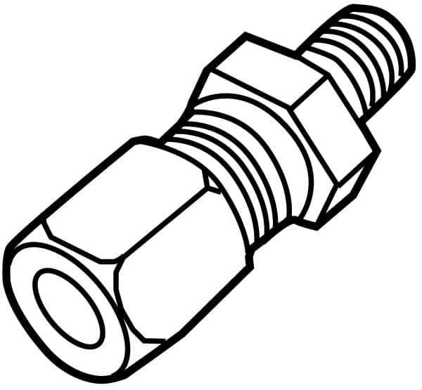 Sandvik Coromant - Coolant Pipe Connector for Indexable Tools - 5696 001 Tool Holder Compatibility - USA Tool & Supply