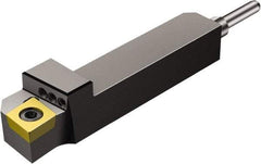 Sandvik Coromant - QS-SCLC, Right Hand Cut, -5° Lead Angle, 3/8" Shank Height x 1/2" Shank Width, Neutral Rake Indexable Turning Toolholder - 2.7559" OAL, CCMT 06 02 04 Insert Compatibility, Series CoroTurn 107 - USA Tool & Supply