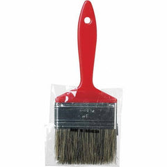Rubberset - 3" Flat Hog Chip Brush - Wood Beavertail Handle - USA Tool & Supply