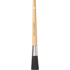 Bestt-Liebco - 13/16" Oval Hog Sash Brush - Wood Sash Handle - USA Tool & Supply