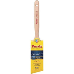 Purdy - 2" Angled Nylon/Polyester Trim Brush - Wood Fluted Handle - USA Tool & Supply